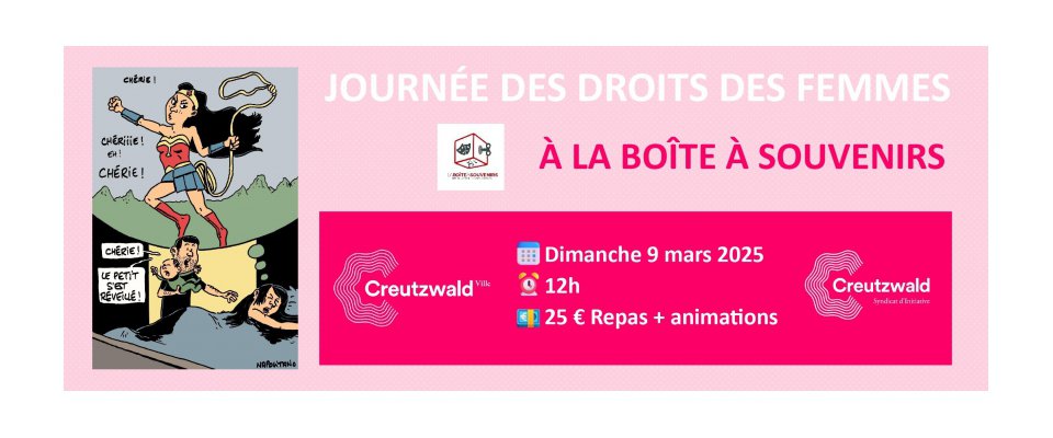 Journée du Droit des Femmes : Inscriptions