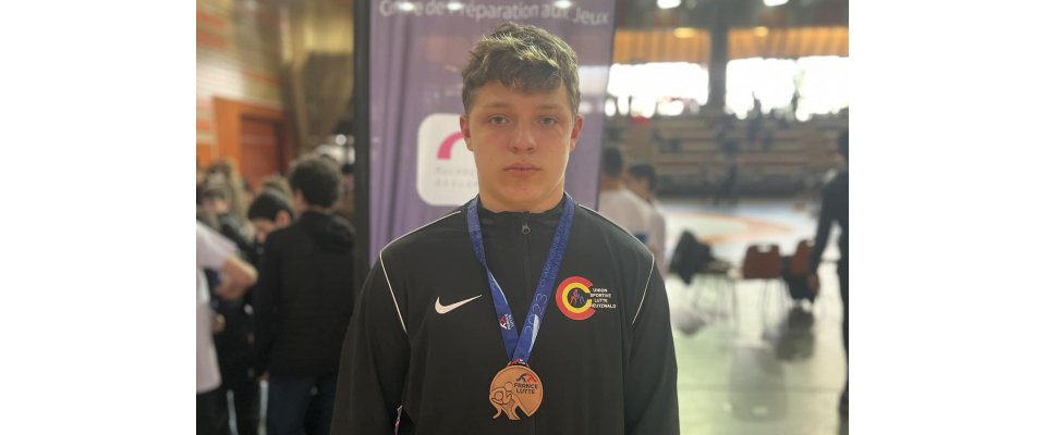 Résultats sportifs : Une médaille de bronze pour le jeune lutteur